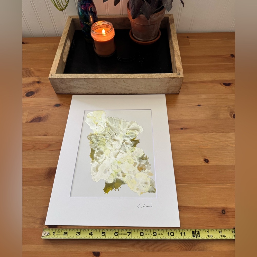 New Original Signed Artwork Alcohol Ink on Paper 190 - Picture 4 of 5
